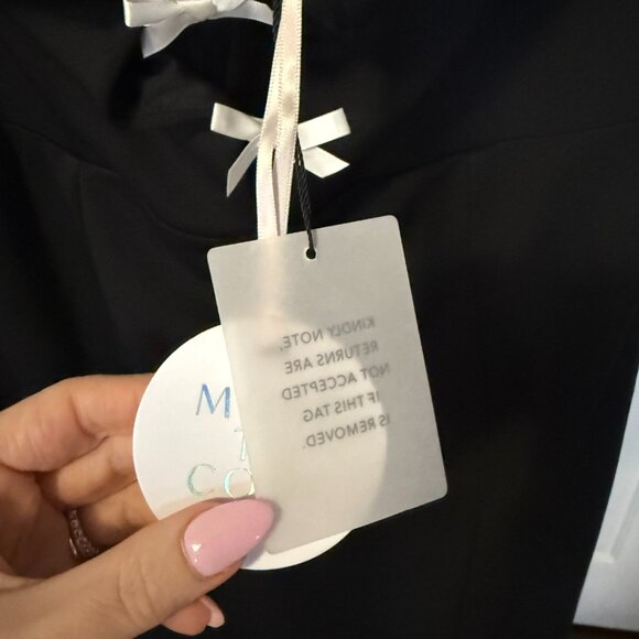 Black and White Kariana Gown from More to Come NWT Size L - Picture 5 of 5
